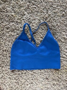 DSG Blue Seamless V-Neck Bralette